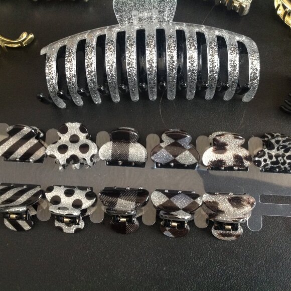 Retro Lot of 47 Hair Claws - Picture 2 of 8